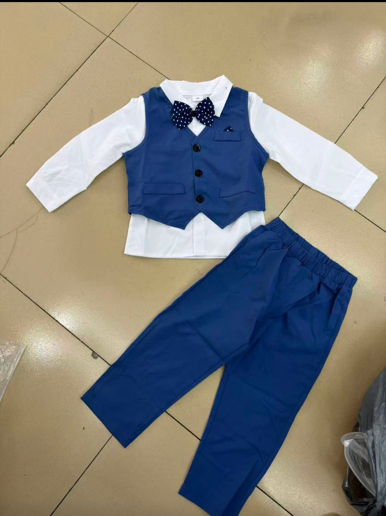 3 piece boys suit
