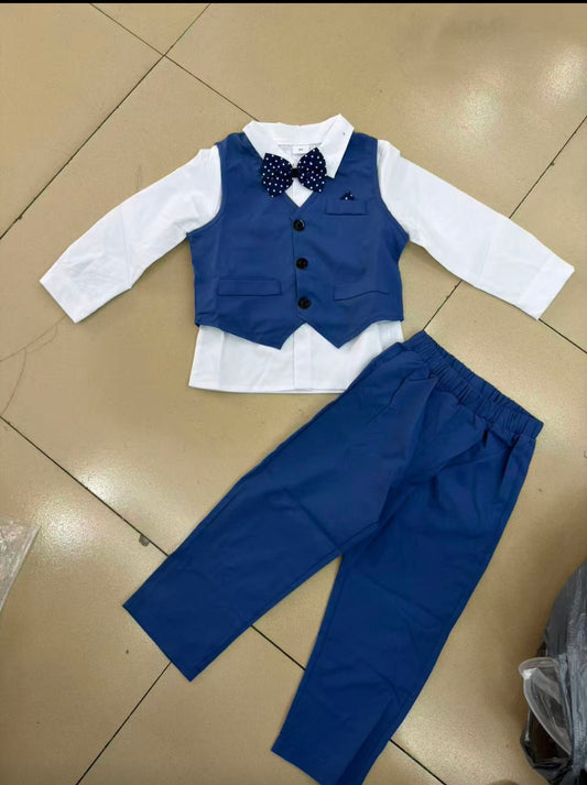 3 piece boys suit